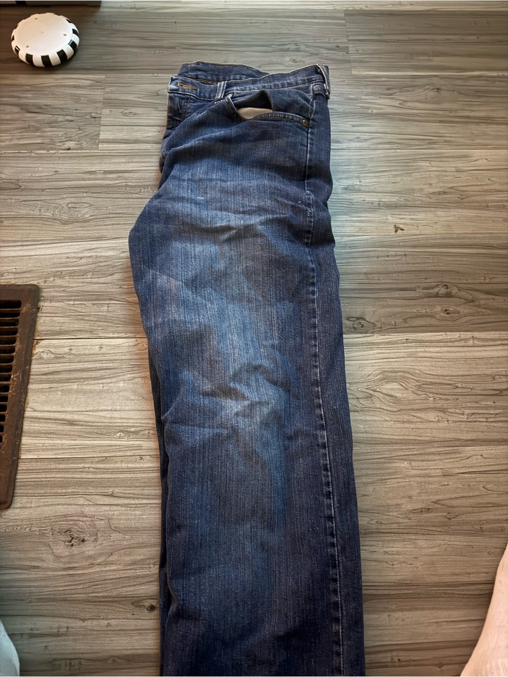 Wrangler Men's Dark Blue Straight Jeans